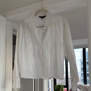 Elegant White Women's Top